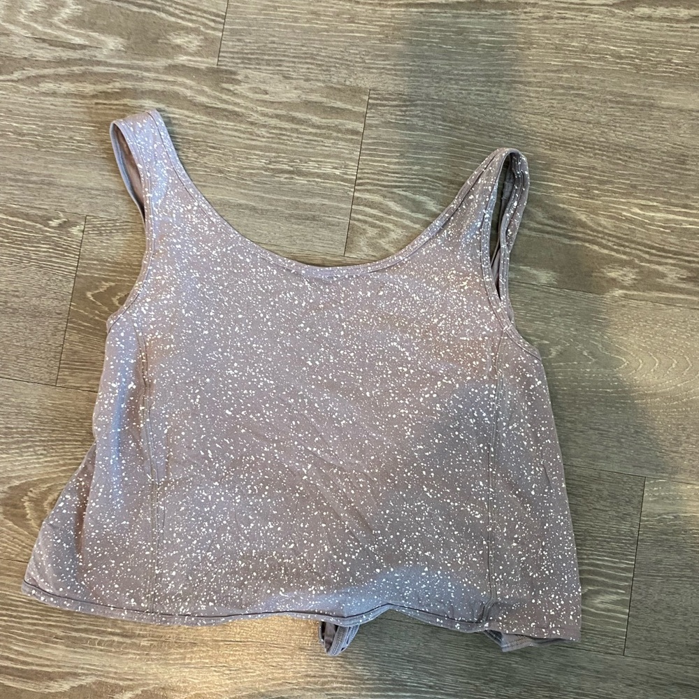 Lululemon purple tie top